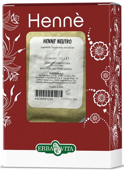 HENNE COLORANTE CAPELLI NEUTRO 100 G - Farmacia Rossi2 - Farmacia Rossi 