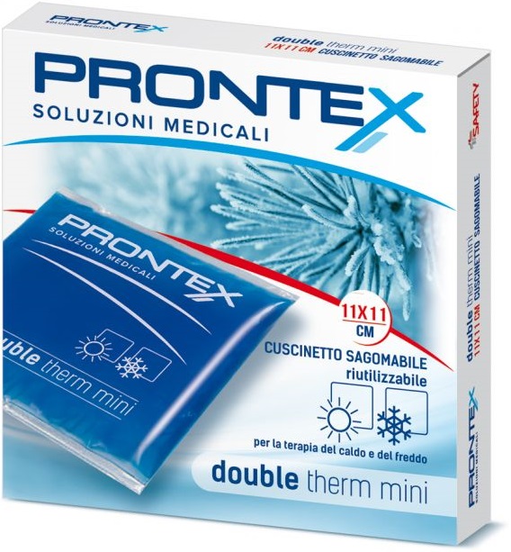 PRONTEX CUSCINETTO IN GEL RIUTILIZZABILE DOUBLE THERM 11X11CM - Farmacia Rossi2 - Farmacia Rossi 