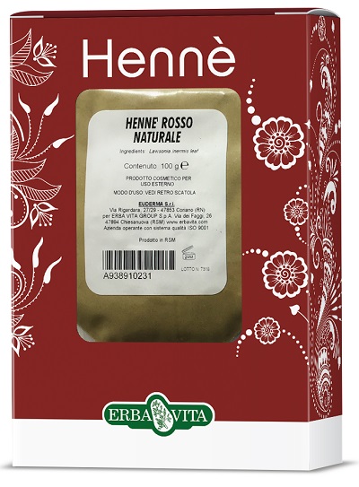 HENNE COLORANTE CAPELLI ROSSO NATURALE 100 G - Farmacia Rossi2 - Farmacia Rossi 
