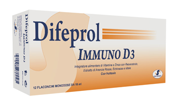 DIFEPROL IMMUNO D3 12 FLACONCINI DA 10 ML - Farmacia Rossi2 - Farmacia Rossi 