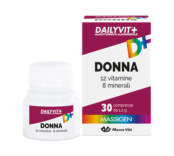 DAILYVIT+ DONNA MULTIVITAMINICO E MULTIMINERALE 30 COMPRESSE RIVESTITE - Farmacia Rossi2 - Farmacia Rossi 