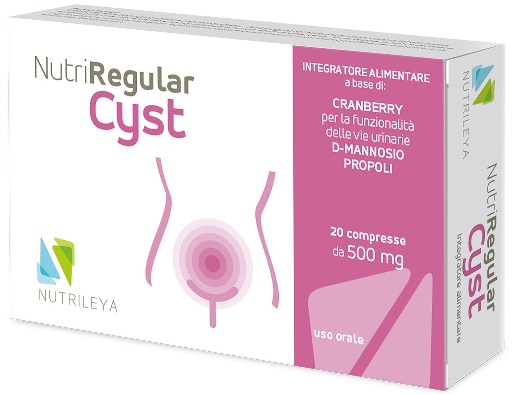 NUTRIREGULAR CYST 20 CAPSULE 500 MG - Farmacia Rossi2 - Farmacia Rossi 