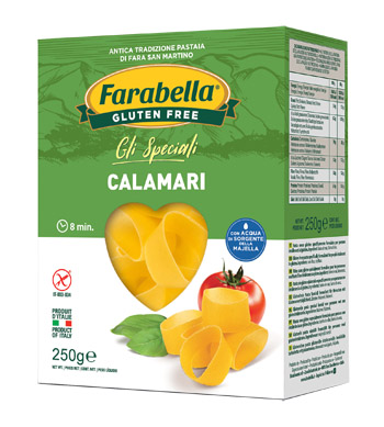 FARABELLA CALAMARI SENZA GLUTINE 250 G - Farmacia Rossi2 - Farmacia Rossi 