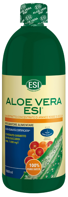 ESI ALOE SUCCO ARANCIA ROSSA 1000 ML - Farmacia Rossi2 - Farmacia Rossi 