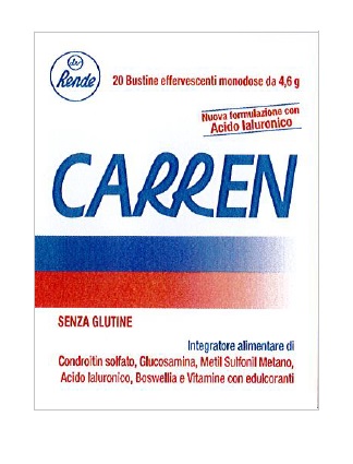 CARREN 20 BUSTINE EFFERVESCENTI MONODOSE DA 4,6 G L'UNA - Farmacia Rossi2 - Farmacia Rossi 
