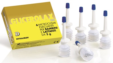 GLICEROLAX BAMBINI E LATTANTI MICROCLISMI EVACUANTI 6 PEZZI X 3 G CONTIENE AMIDO DI RISO - Farmacia Rossi2 - Farmacia Rossi 