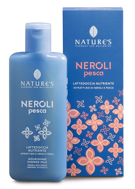 NATURE'S NEROLI E PESCA LATTE DOCCIA NUTRIENTE 200 ML - Farmacia Rossi2 - Farmacia Rossi 