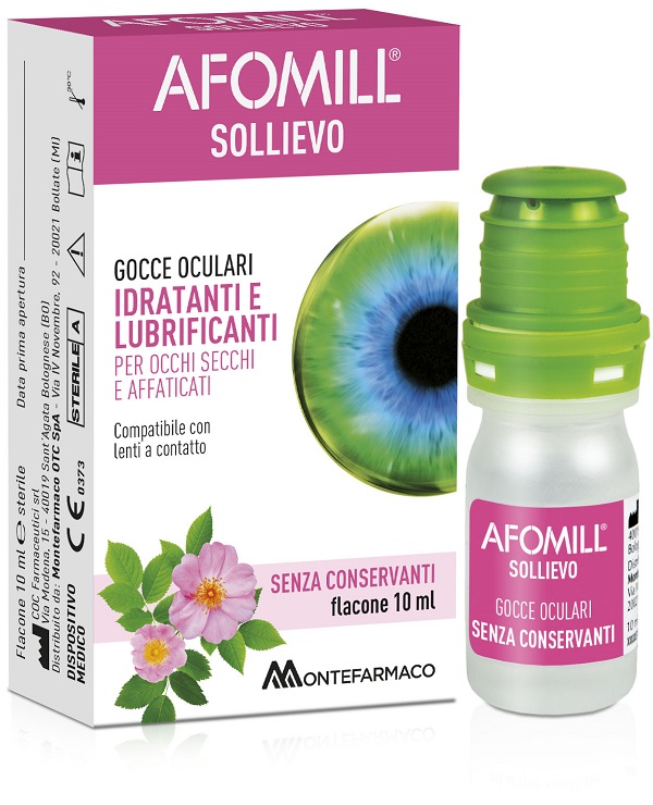 AFOMILL SOLLIEVO GOCCE OCULARI SOLLIEVO OCCHI 10 ML - Farmacia Rossi2 - Farmacia Rossi 