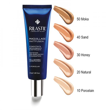 RILASTIL MAQUILLAGE FONDOTINTA RIEQUILIBRANTE MATTIFIANT 20 30 ML - Farmacia Rossi2 - Farmacia Rossi 