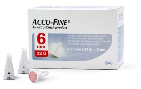 AGO PER PENNA DA INSULINA ACCU-FINE PEN NEEDLE ACCU-CHEK GAUGE 32 X 6MM 100 PEZZI - Farmacia Rossi2 - Farmacia Rossi 