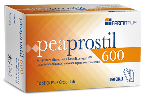 PEAPROSTIL 600 16 STICK PACK OROSOLUBILI - Farmacia Rossi2 - Farmacia Rossi 