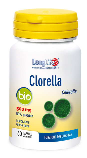 LONGLIFE CLORELLA BIO 60 CAPSULE - Farmacia Rossi2 - Farmacia Rossi 