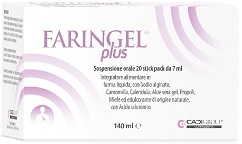 FARINGEL PLUS 20 STICK PACK 7 ML - Farmacia Rossi2 - Farmacia Rossi 