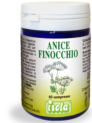 ANICE FINOCCHIO 60 COMPRESSE - Farmacia Rossi2 - Farmacia Rossi 