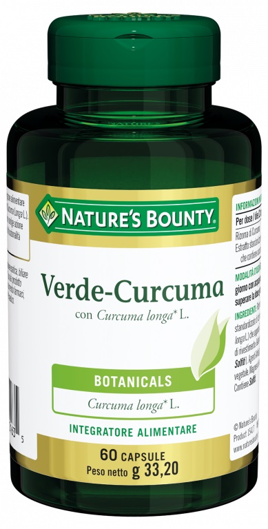 VERDE CURCUMA 60 CAPSULE 33,2 G - Farmacia Rossi2 - Farmacia Rossi 
