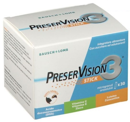 PRESERVISION 3 30 STICK OROSOLUBILI DA 2 G - Farmacia Rossi2 - Farmacia Rossi 