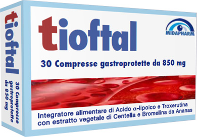 TIOFTAL 30 COMPRESSE GASTROPROTETTE - Farmacia Rossi2 - Farmacia Rossi 