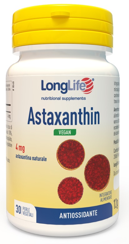 LONGLIFE ASTAXANTHIN 30 PERLE VEG - Farmacia Rossi2 - Farmacia Rossi 