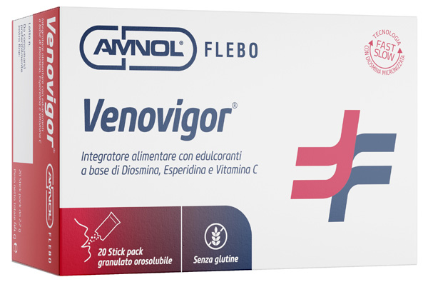 VENOVIGOR 20 STICK PACK GRANULATO OROSOLUBILE - Farmacia Rossi2 - Farmacia Rossi 
