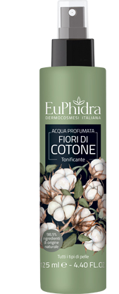 EUPHIDRA ACQUA PROFUMATA COTONE IN FLACONE CON ETICHETTA POMPA SPRAY - Farmacia Rossi2 - Farmacia Rossi 