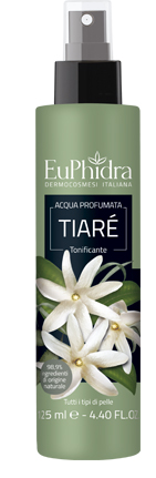 EUPHIDRA ACQUA PROFUMATA TIARE' IN FLACONE CON ETICHETTA POMPA SPRAY - Farmacia Rossi2 - Farmacia Rossi 