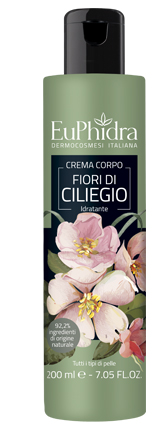 EUPHIDRA CREMA CORPO IDRATANTE CILIEGIO IN FLACONE CON ETICHETTA - Farmacia Rossi2 - Farmacia Rossi 