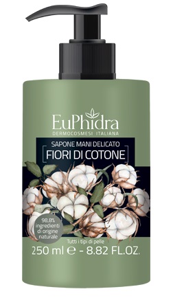 EUPHIDRA SAPONE LIQUIDO MANI COTONE IN FLACONE CON ETICHETTA DISPENSER - Farmacia Rossi2 - Farmacia Rossi 