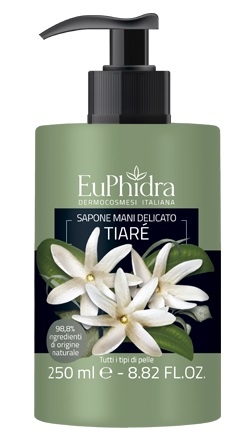 EUPHIDRA SAPONE LIQUIDO MANI TIARE' IN FLACONE CON ETICHETTA DISPENSER - Farmacia Rossi2 - Farmacia Rossi 