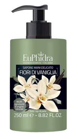 EUPHIDRA SAPONE LIQUIDO MANI VANIGLIA IN FLACONE CON ETICHETTA DISPENSER - Farmacia Rossi2 - Farmacia Rossi 