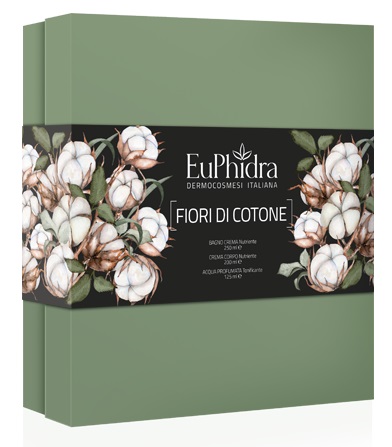 EUPHIDRA COFANETTO FIORI DI COTONE CONTENENTE 1 BAGNO CREMA 1 ACQ PROFUMATA 1 - Farmacia Rossi2 - Farmacia Rossi 