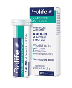 PROLIFE COMPRESSE MASTICABILI INTEGRATORE ALIMENTARE IN TUBETTO CON ASTUCCIO - Farmacia Rossi2 - Farmacia Rossi 