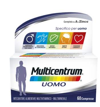 MULTICENTRUM UOMO 60 COMPRESSE - Farmacia Rossi2 - Farmacia Rossi 