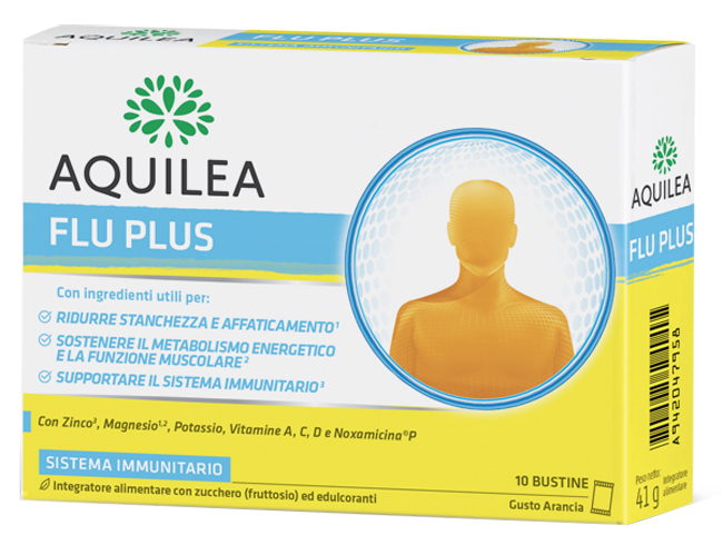 AQUILEA FLU PLUS 10 BUSTINE - Farmacia Rossi2 - Farmacia Rossi 