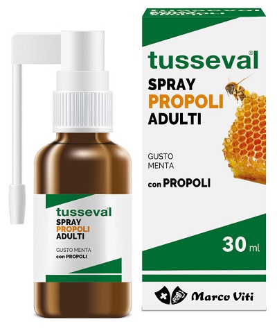 TUSSEVAL GOLA PROPOLI SPRAY PER ADULTI 30 ML - Farmacia Rossi2 - Farmacia Rossi 