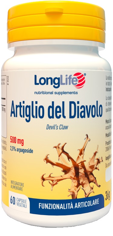 LONGLIFE ARTIGLIO DEL DIAVOLO 2% 60 CAPSULE - Farmacia Rossi2 - Farmacia Rossi 