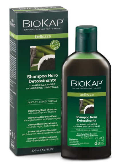 BIOKAP SHAMPOO NERO DETOSSINANTE 200 ML - Farmacia Rossi2 - Farmacia Rossi 