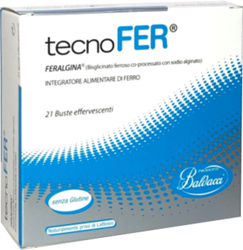 TECNOFER EFFERVESCENTE 21 BUSTINE - Farmacia Rossi2 - Farmacia Rossi 