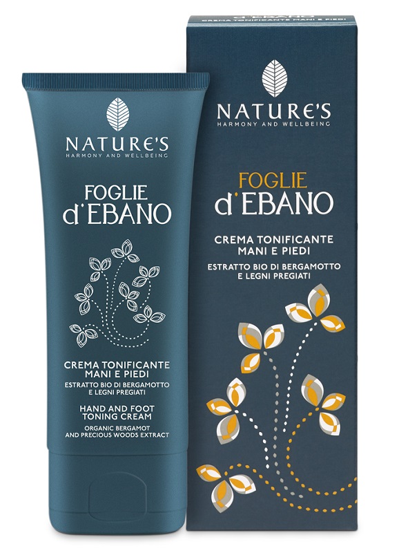 NATURE'S FOGLIE D'EBANO CREMA TONIFICANTE MANI E PIEDI 75 ML - Farmacia Rossi2 - Farmacia Rossi 