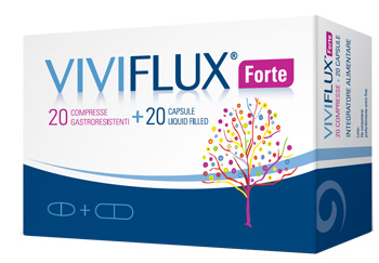 VIVIFLUX FORTE 20 COMPRESSE GASTRORESISTENTI + 20 CAPSULE LIQUID FILLER - Farmacia Rossi2 - Farmacia Rossi 