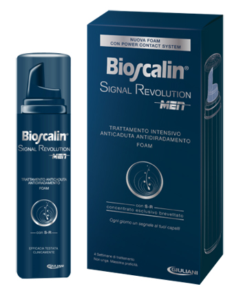 BIOSCALIN SIGNAL REVOLUTION MEN TRATTAMENTO INTENSIVO ANTICADUTA ANTIDIRADAMENTO FOAM 75 ML - Farmacia Rossi2 - Farmacia Rossi 