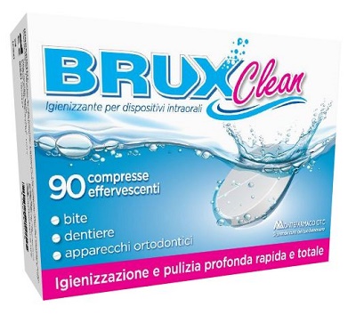 BRUX CLEAN 90 COMPRESSE EFFERVESCENTI - Farmacia Rossi2 - Farmacia Rossi 