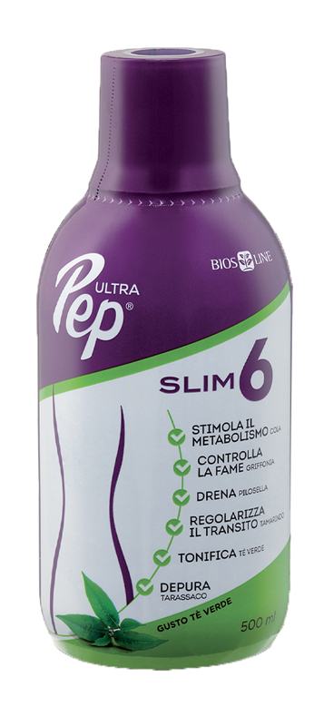 ULTRA PEP SLIM 6 TE' VERDE 500 ML CON EDULCORANTE - Farmacia Rossi2 - Farmacia Rossi 