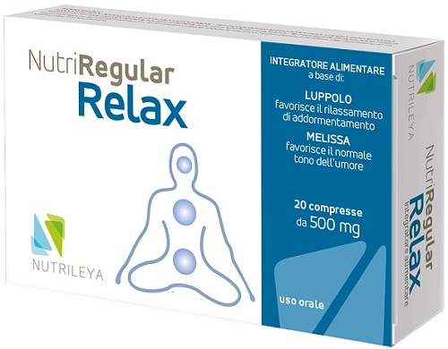 NUTRIREGULAR RELAX 20 COMPRESSE - Farmacia Rossi2 - Farmacia Rossi 