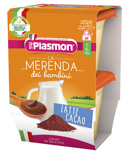 PLASMON LA MERENDA DEI BAMBINI MERENDE LATTE CACAO ASETTICO 2 X 120 G - Farmacia Rossi2 - Farmacia Rossi 
