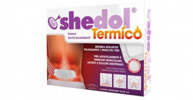 FASCIA AUTORISCALDANTE SHEDOL TERMICO 6 PEZZI - Farmacia Rossi2 - Farmacia Rossi 