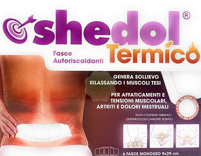 CEROTTO AUTORISCALDANTE SHEDOL TERMICO 6 PEZZI - Farmacia Rossi2 - Farmacia Rossi 