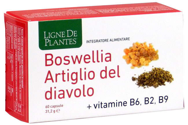BOSWELLIA ARTIGLIO DIAVOLO VITAMINE B2 B6 B9 60 CAPSULE - Farmacia Rossi2 - Farmacia Rossi 