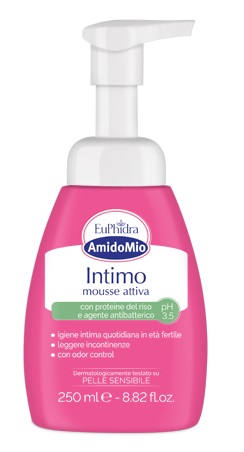 EUPHIDRA AMIDOMIO INTIMO MOUSSE ATTIVA PH 3,5 250 ML - Farmacia Rossi2 - Farmacia Rossi 