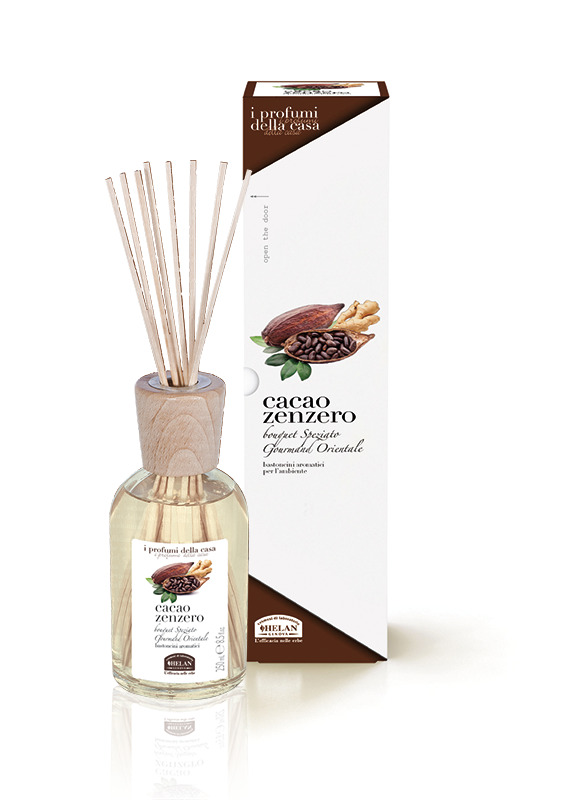 I PROFUMI DELLA CASA CACAO ZENZERO-BASTONCINI AROMATICI 250 ML - Farmacia Rossi2 - Farmacia Rossi 