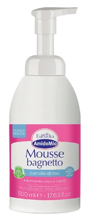 EUPHIDRA AMIDOMIO MOUSSE BAGNETTO 500 ML - Farmacia Rossi2 - Farmacia Rossi 
